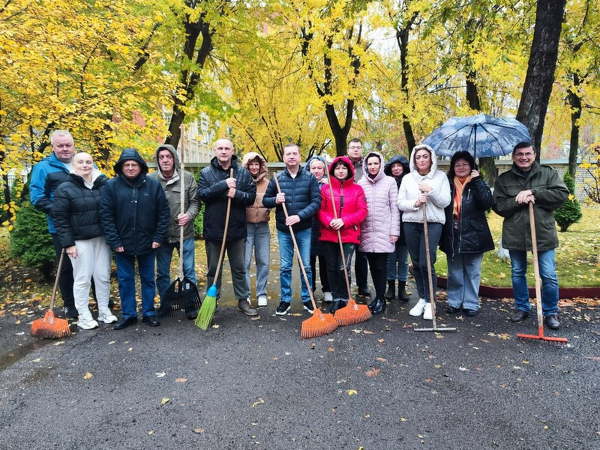 Работники РУП «Белсудэкспертобеспечение» приняли участие в республиканском субботнике